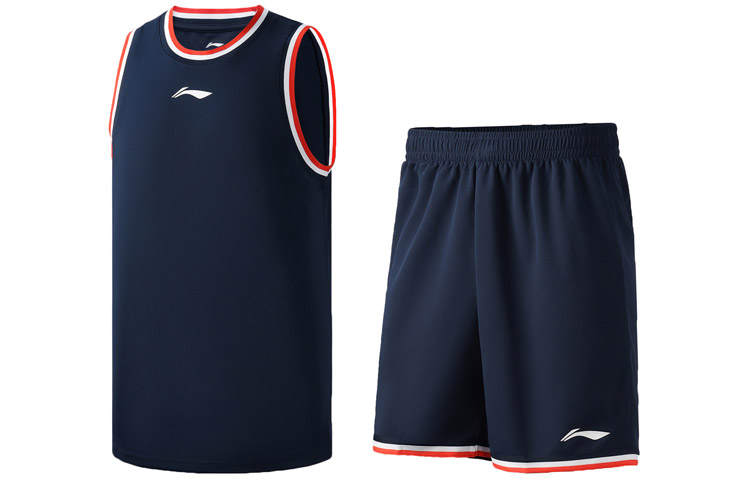 Li-Ning Li Ning Basketball Collection Set Men's Guangdong Blue