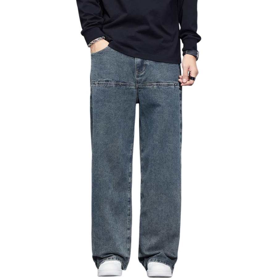 Tonlion Jeans Unisex Vintage Blue