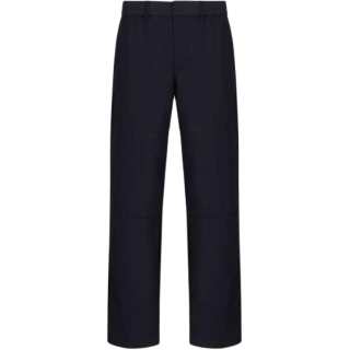 Armani Exchange elastic-waist straight-leg trousers