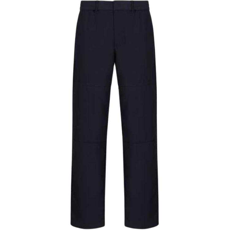 Armani Exchange elastic-waist straight-leg trousers