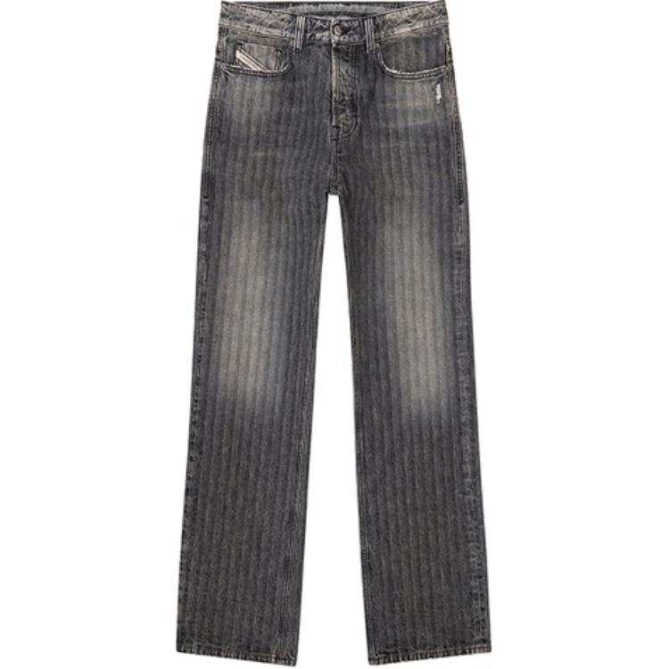 DIESEL Jeans Men's Gray Moderate Wide Leg Pants