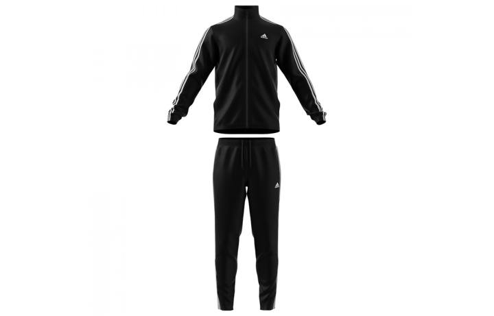Adidas Adidas Casual Sportswear Men's Black Stand Collar Moderate