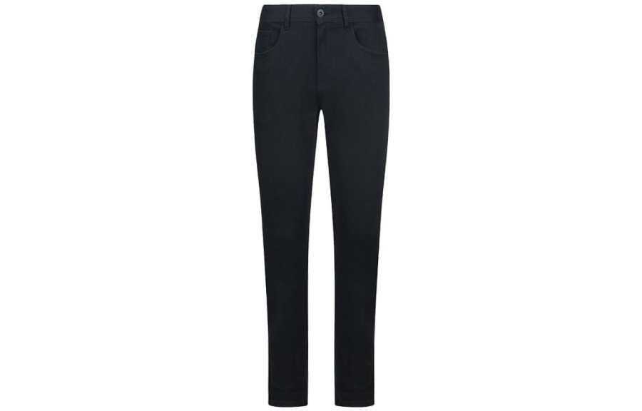 SEPTWOLVES SEPTWOLVES Casual Pants Men's Black Moderate Straight Fit Pants