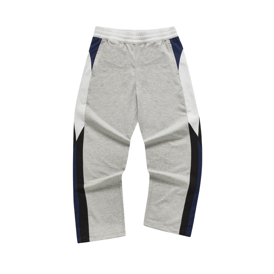 FILA FUSION FACETASM Casual Pants Men's Light Gray Moderate Straight Fit Pants