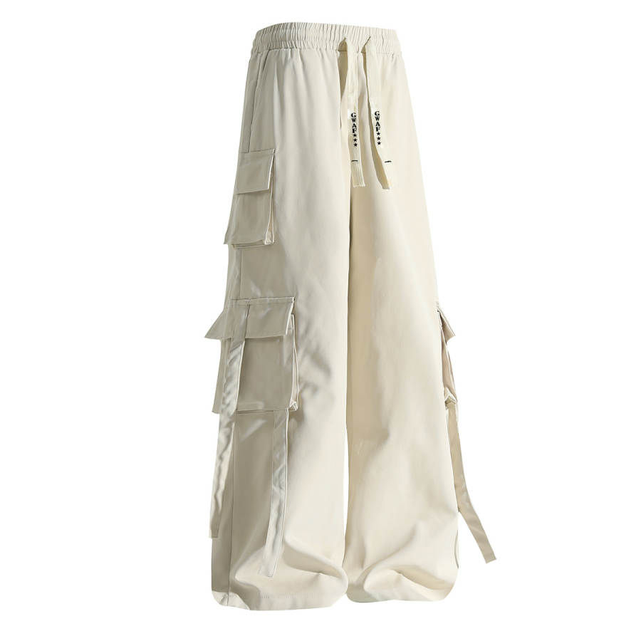 GWAF Casual Pants Unisex Moderate Straight Fit Pants