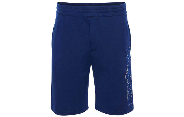 Alexander McQueen Alexander McQueen Logo Embroidered Shorts