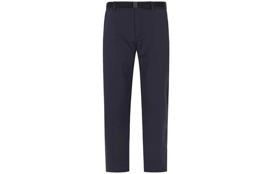 Columbia Solid Color Water Repellent Fleece Lined Straight Fit Casual Pants Men's Black
