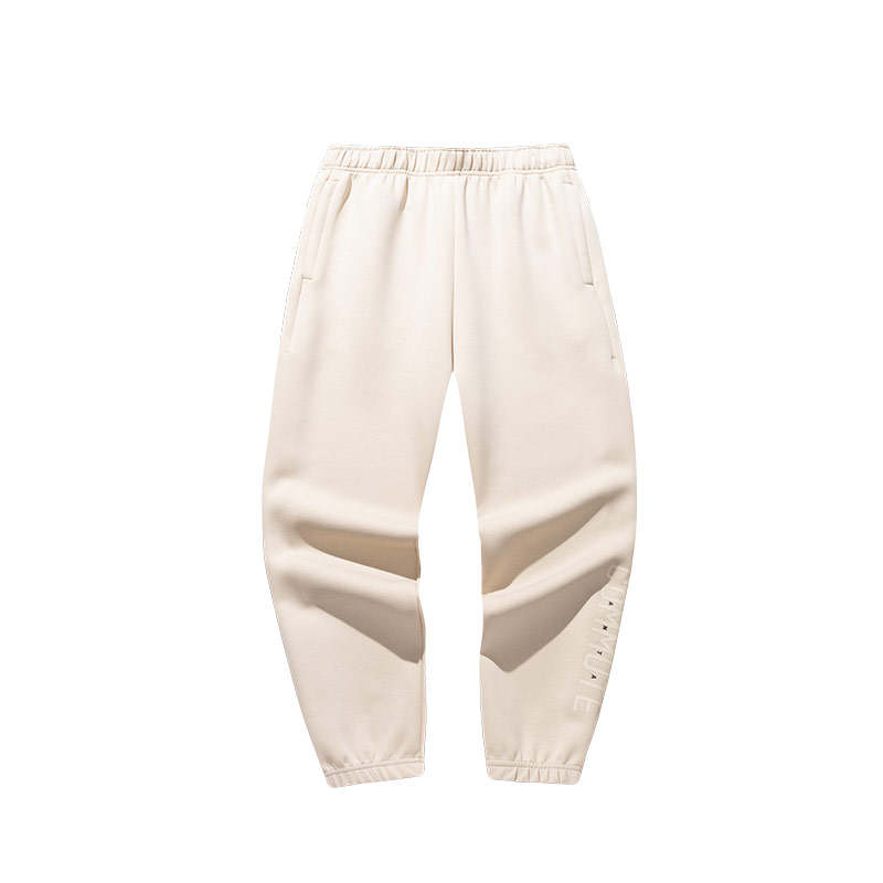 Anta Knitted Sweatpants Men's Almond Coffee