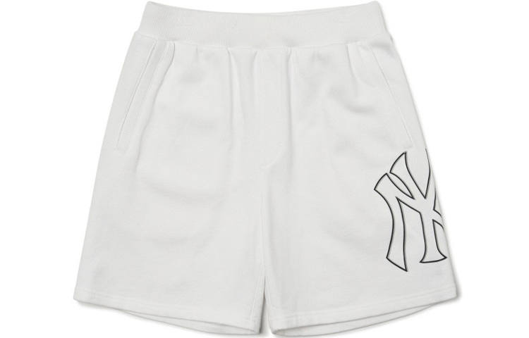 MLB MLB Base Logo Casual Shorts Unisex White Moderate