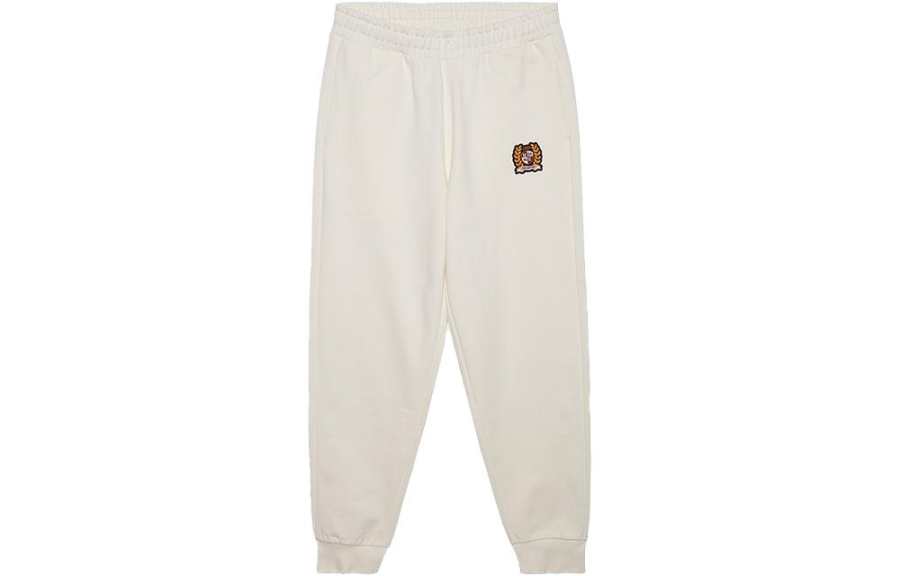 New Era Casual Pants Unisex Ivory White Moderate Cuffed Pants