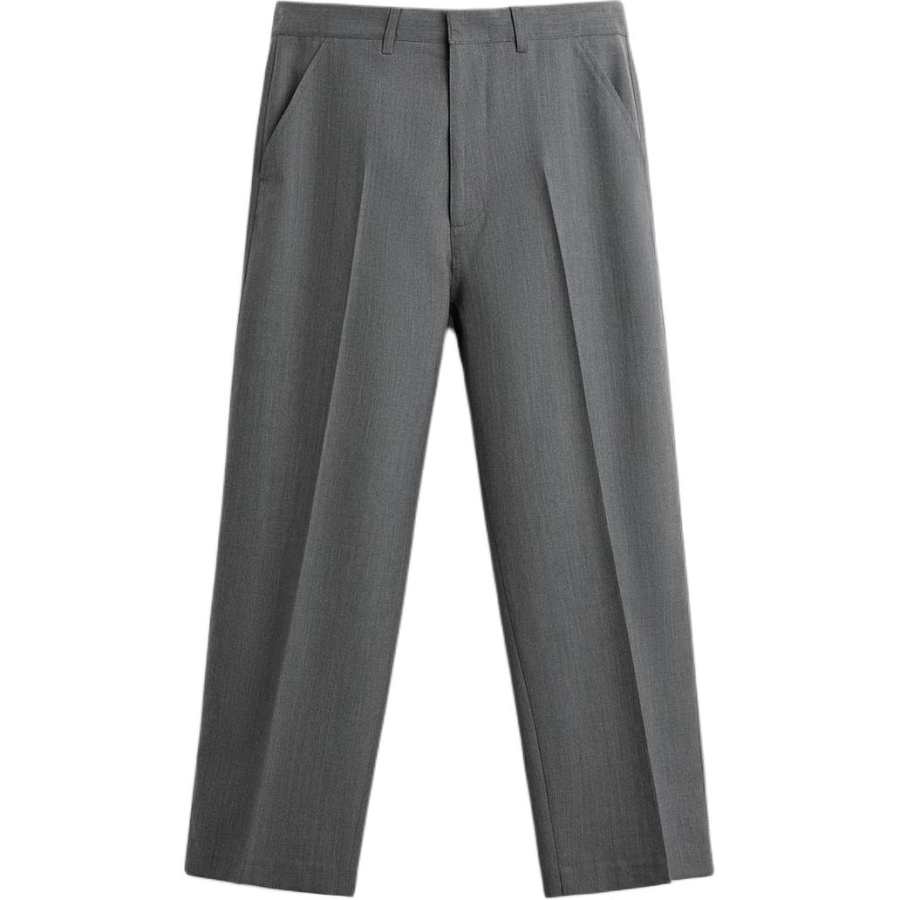 ZARA Casual Pants Men's Gray Moderate Straight Fit Pants