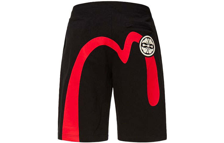 EVISU EVISU Casual Shorts Men's Black Moderate