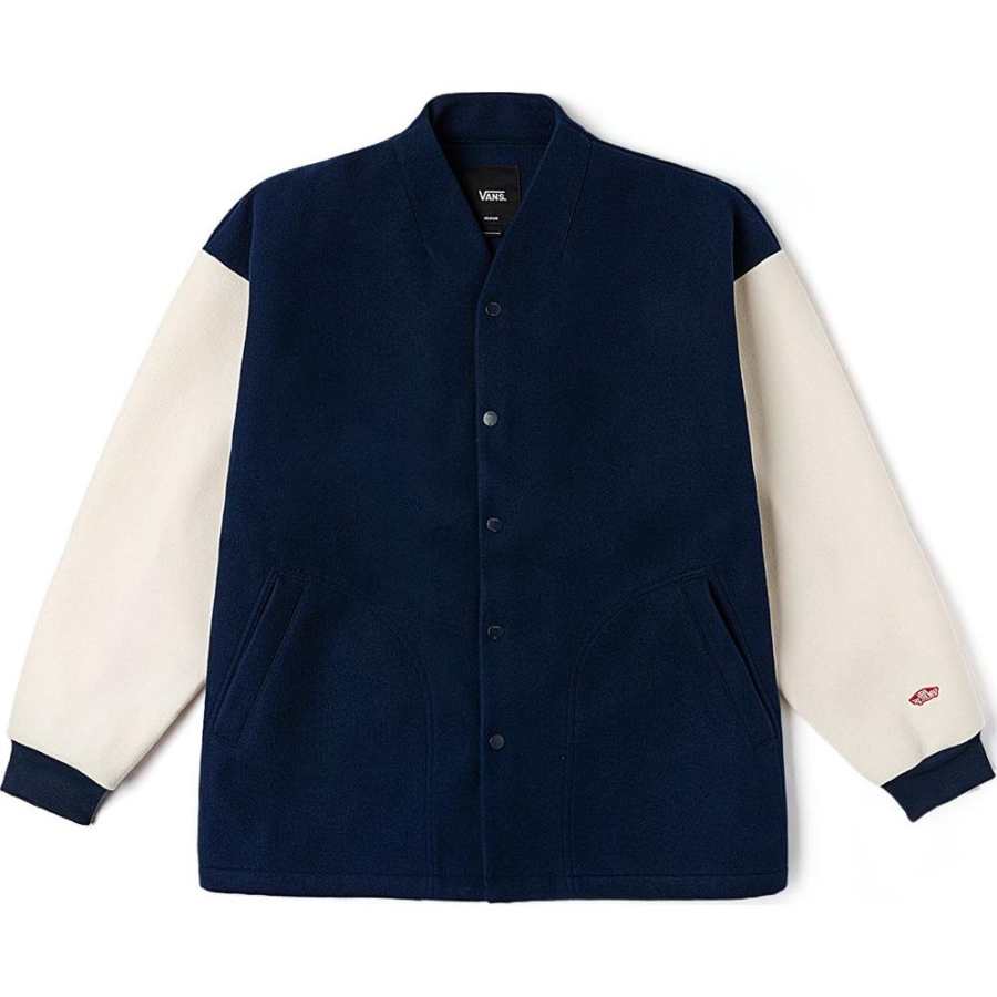 Vans Vans Jackets Unisex Dark Blue V Neck Moderate Other