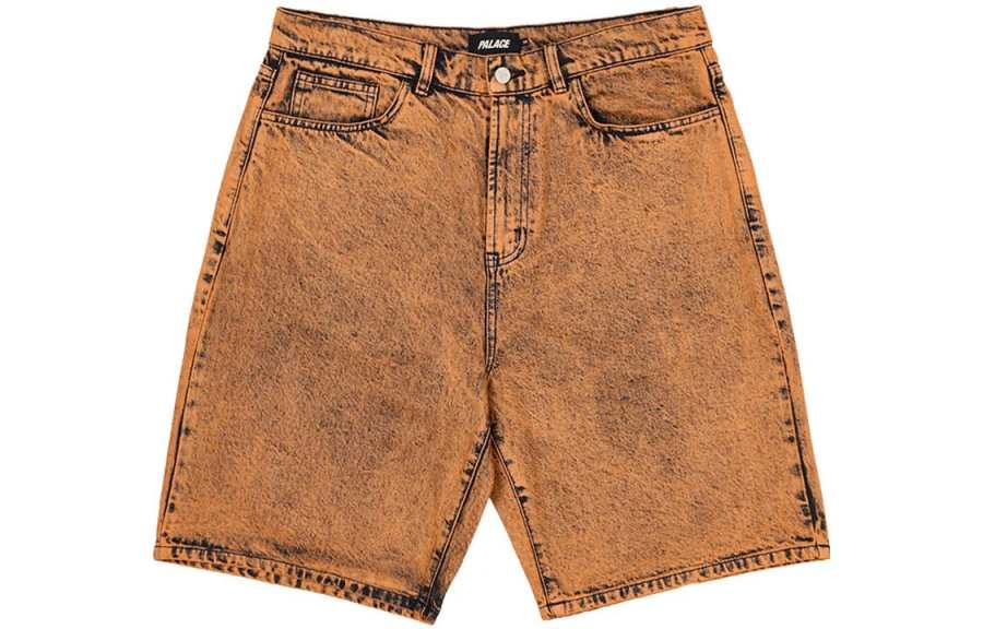 PALACE 2023 Denim Shorts Unisex Saffron