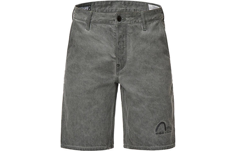 EVISU EVISU Denim Shorts Men's Gray Moderate