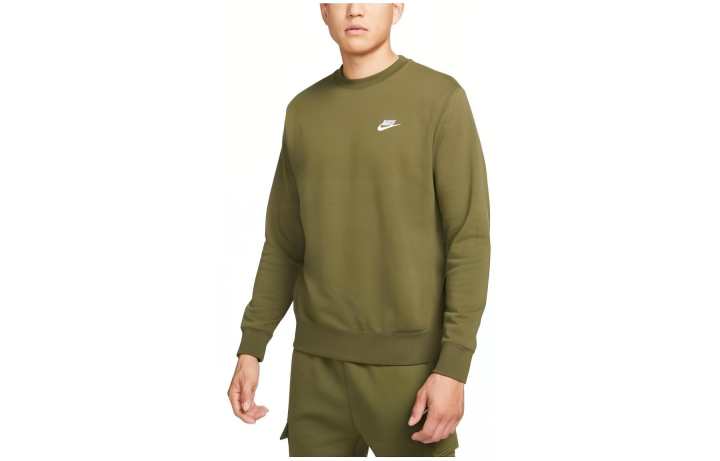 Nike Nike Sweatshirts Men's Green Crew Neck Moderate Regular