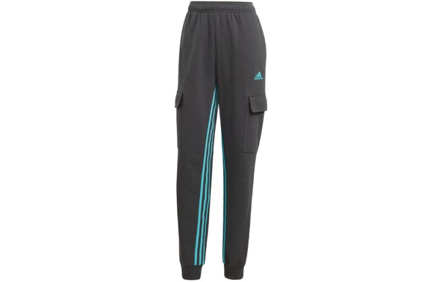 Adidas Adidas Casual Pants Unisex Gray Moderate Other