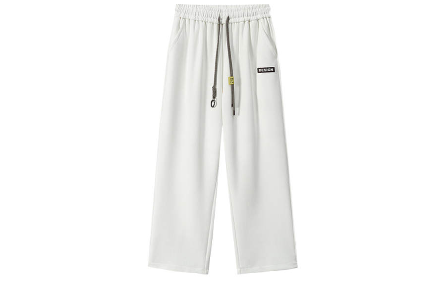 DJ.SPIRIT Casual Pants Unisex Moderate Straight Fit Pants