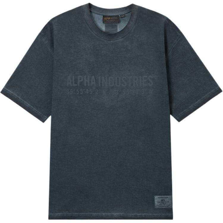 Alpha Industries logo-print crew-neck T-shirt