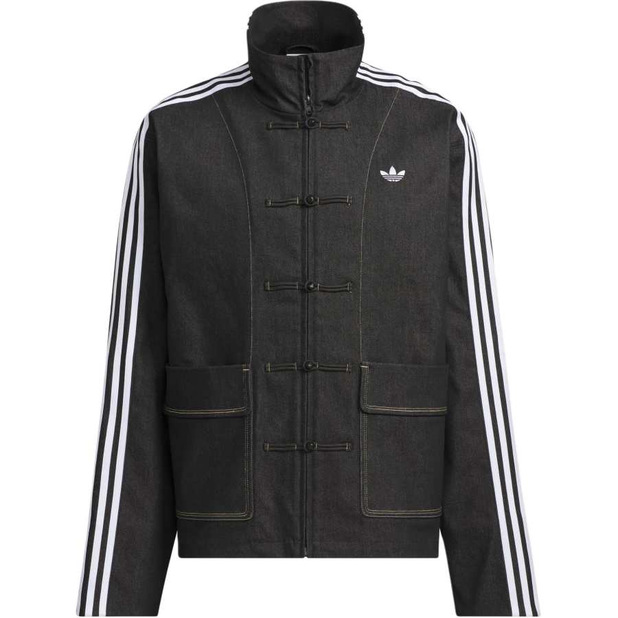 Adidas Originals TRACK TOP CN TT DENIM Jackets & Coats Unisex Black