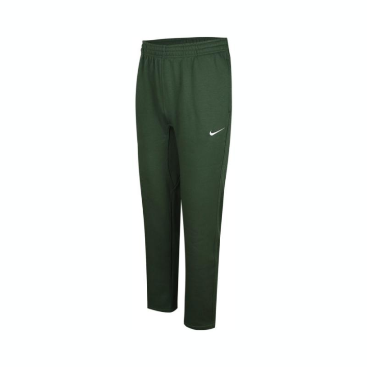 Nike Nike Sportswear Club FLEECE Brand Logo Comfortable Soft Fleece Lined Knitted Sweatpants Men's Green