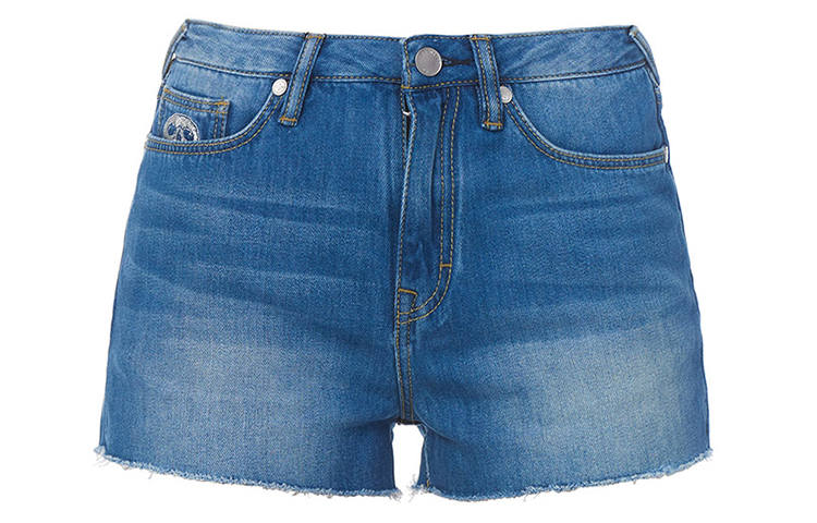 EVISU Slim Fit Shorts Women's Blue