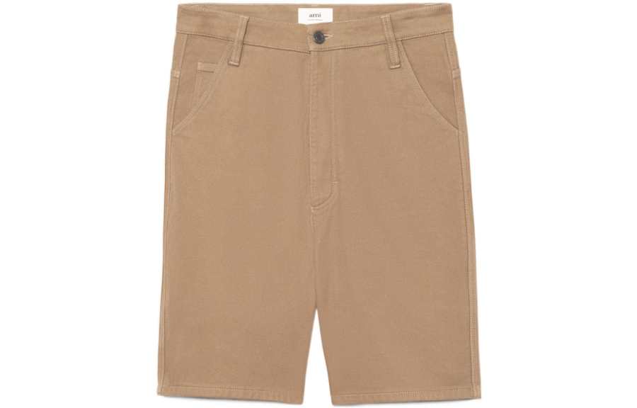 AMIPARIS Wide-leg Denim Shorts