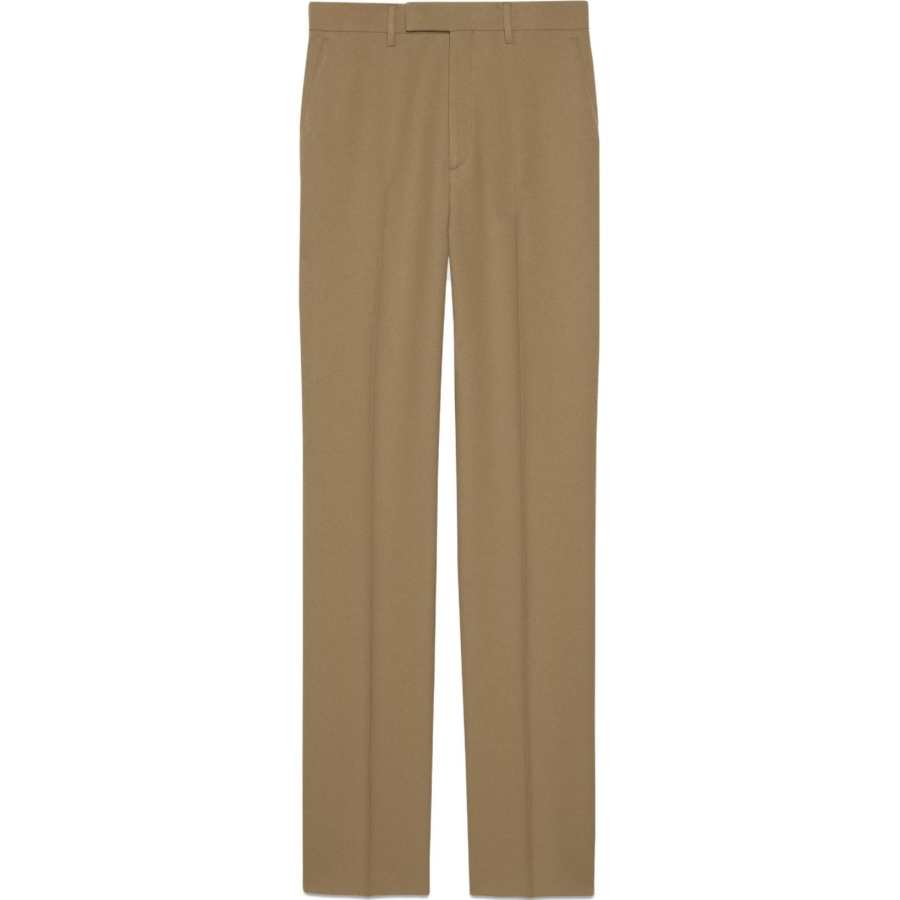 GUCCI Pleat Detailed Straight Leg Trousers