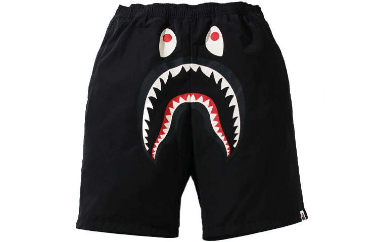 A BATHING APE Bape Shark Beach Shorts SS21