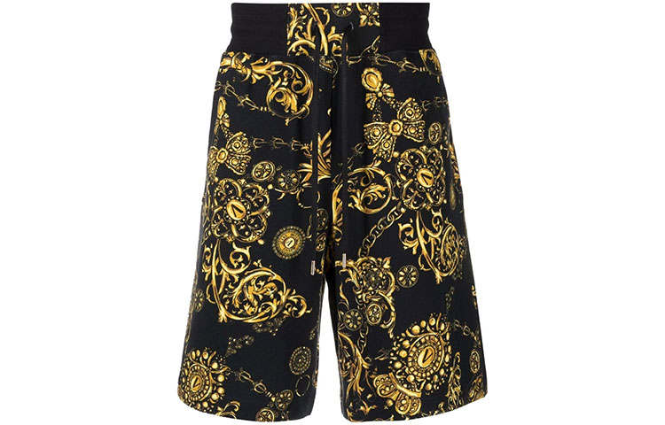 VERSACE JEANS COUTURE FW21 Casual Shorts Men's Black