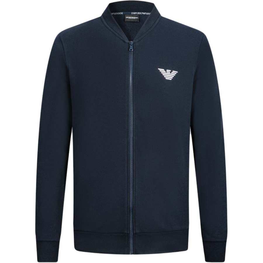 EMPORIO ARMANI Logo-embroidered Track Jacket