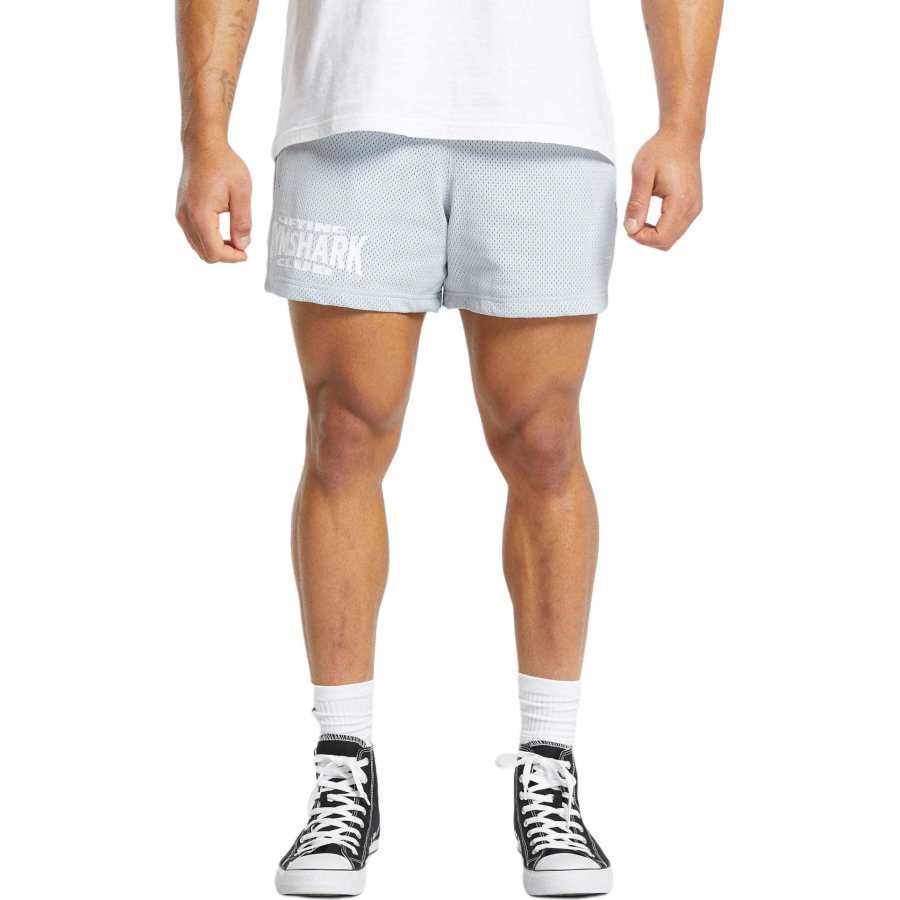GYMSHARK LIFTING CLUB MESH 5' SHORTS Casual Shorts Men's Fresh Blue