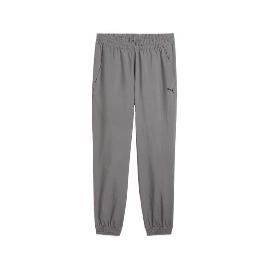 PUMA Casual Pants Men's Gray Moderate Cuffed Pants