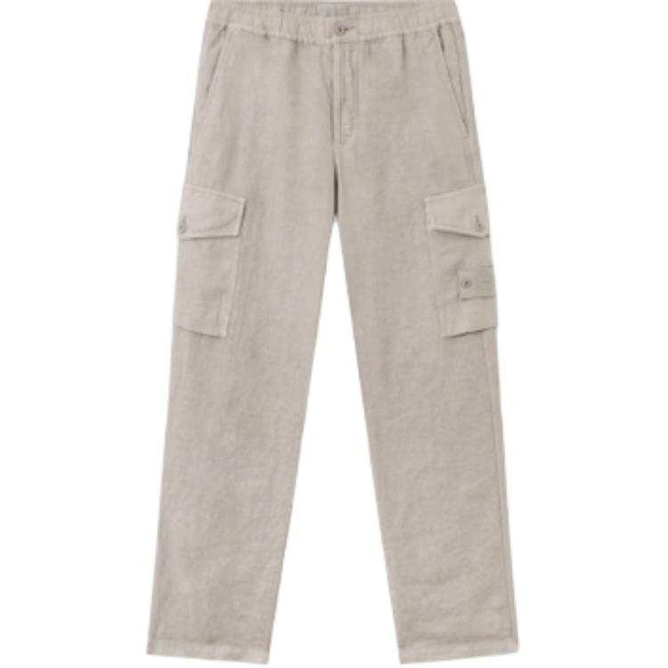STONE ISLAND Cargo Pants Men's Gray White