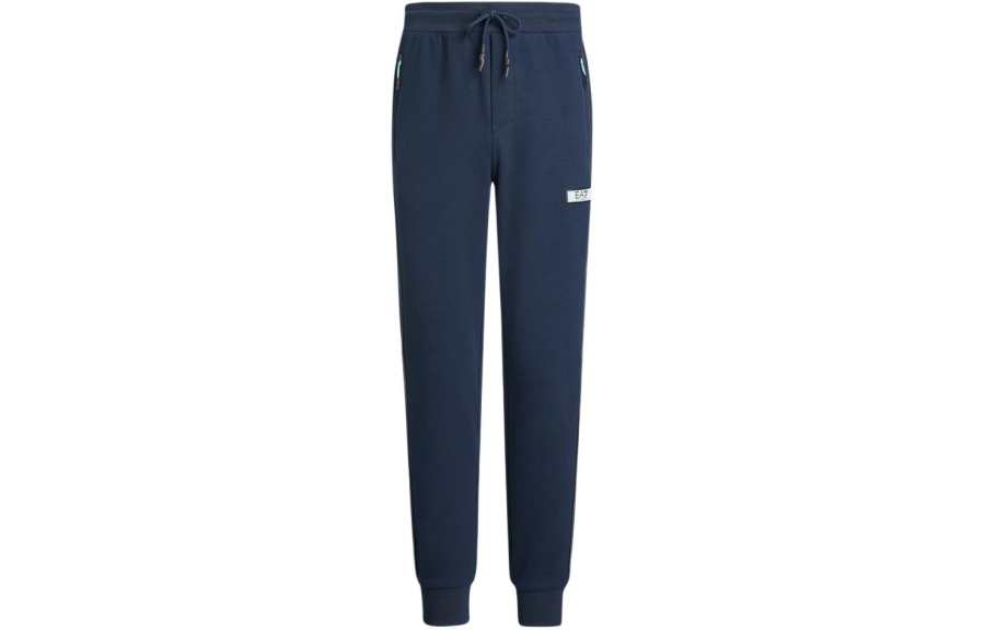 EMPORIO ARMANI EA7 SS24 Casual Pants Men's Navy Blue