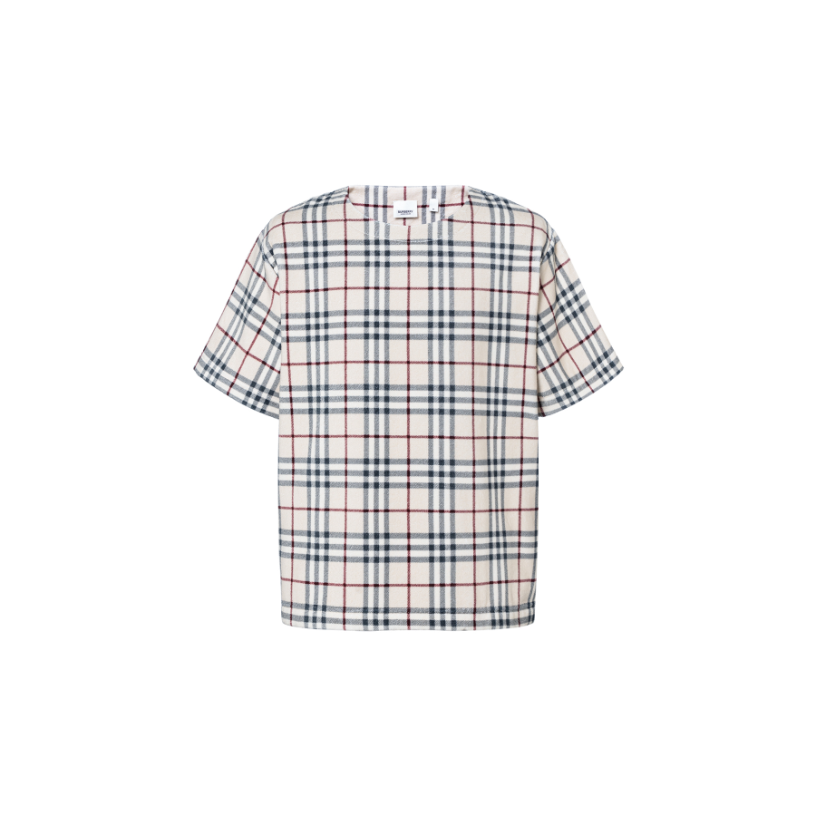 Burberry 【Previous Season】checkered cotton track shorts