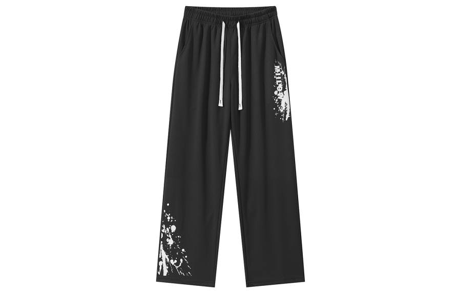 MIIOW Casual Pants Unisex Thin Straight Fit Pants