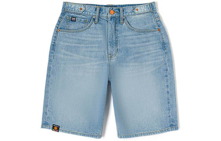 Lee X Dragon Ball Lee X Denim Shorts Men's Light Blue Moderate