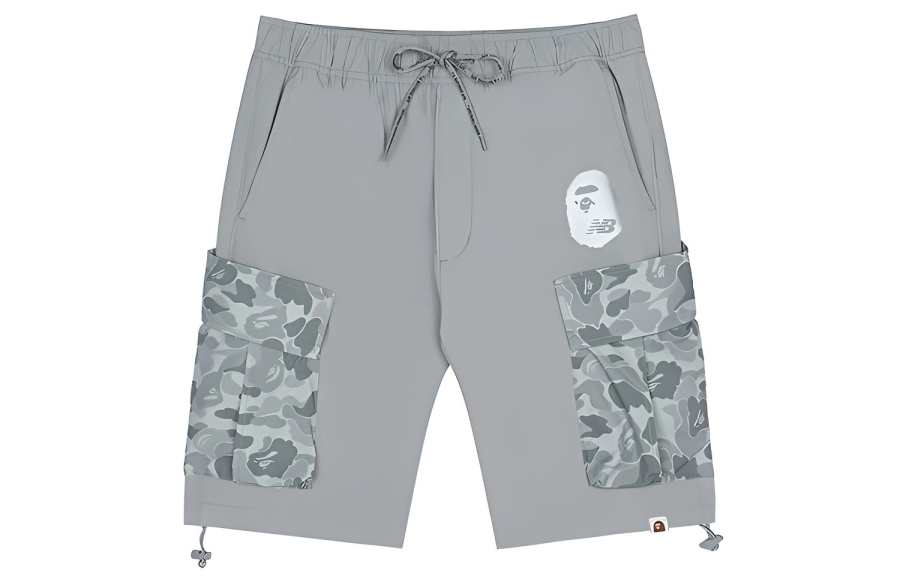New Balance New Balance New Balance X BAPE Casual Shorts Men's Gray