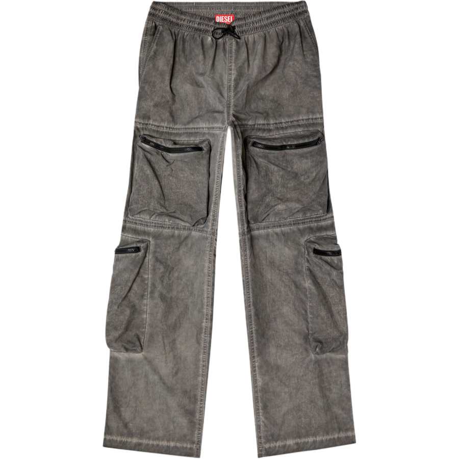 DIESEL DIESEL Cargo Pants Men's Gray Moderate