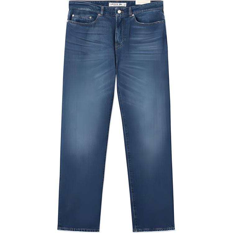 LACOSTE Jeans Men's MK9/Denim Blue Moderate Straight Fit Pants