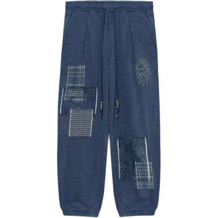 A BATHING APE FW24 Casual Pants Men's Indigo