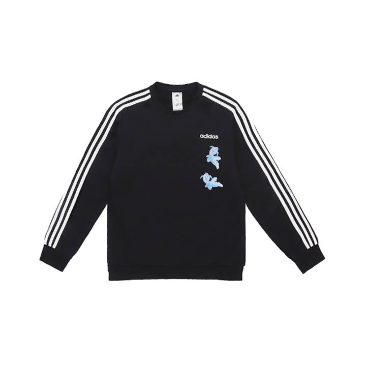 Adidas Adidas Sweatshirts Unisex Black Crew Neck Moderate Regular