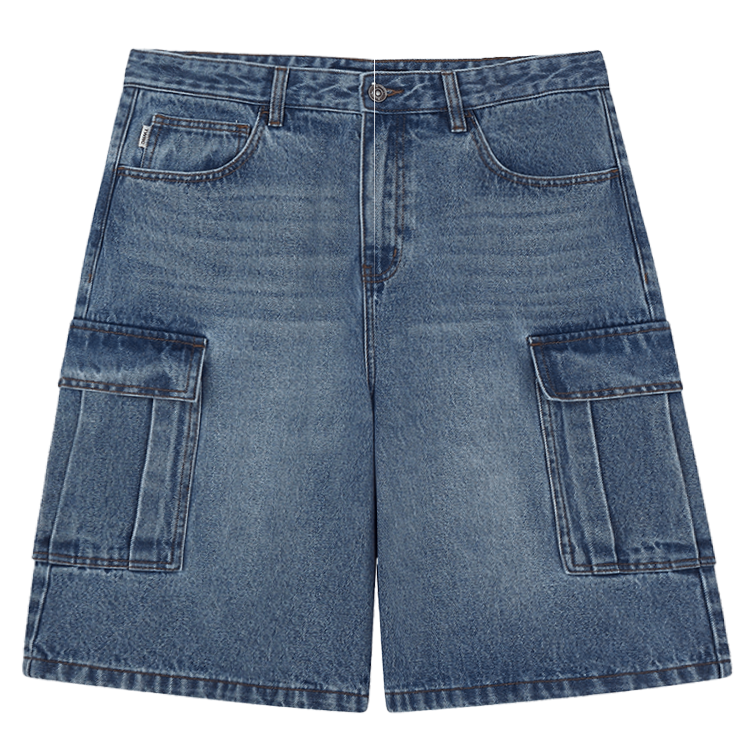 Teenie Weenie Men Denim Collection 24SS Denim Shorts Summer Unisex