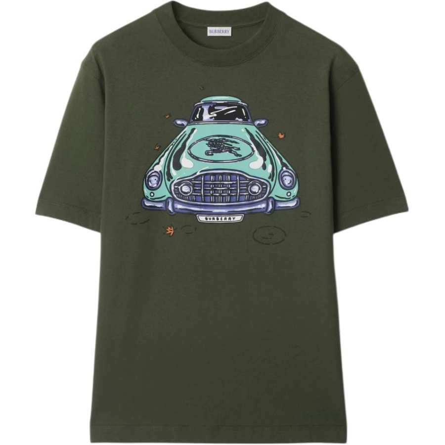 Burberry car-print cotton t-shirt