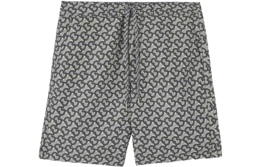 Burberry Casual Shorts Men's Gray Moderate
