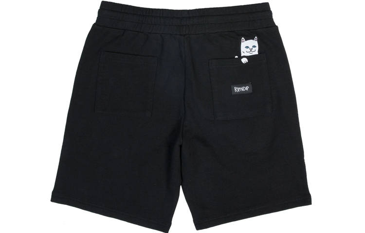 RIPNDIP Casual Shorts Unisex Black Moderate