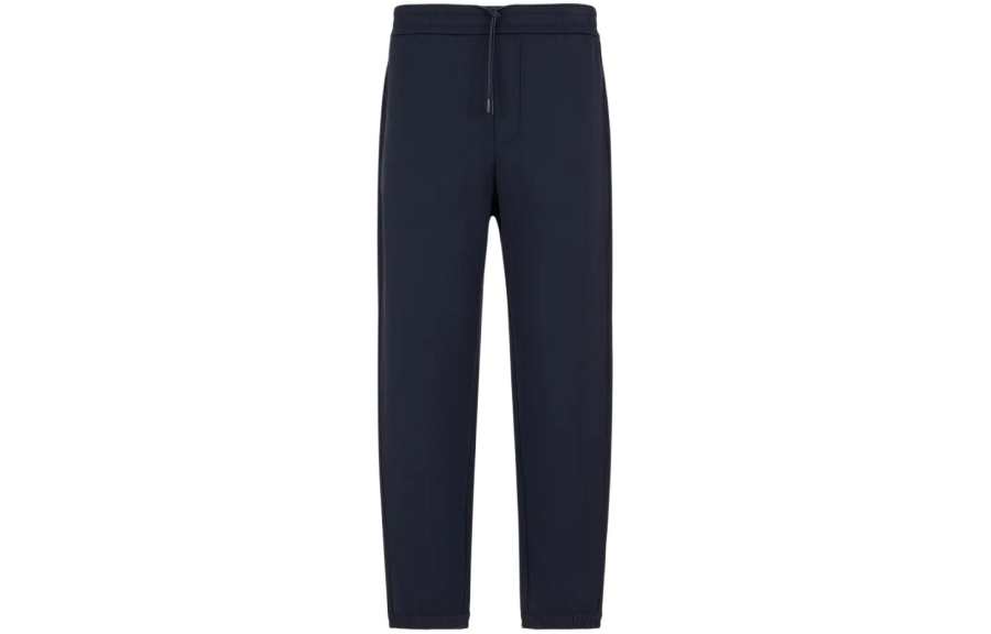 EMPORIO ARMANI Straight Leg Drawstring Track Trousers