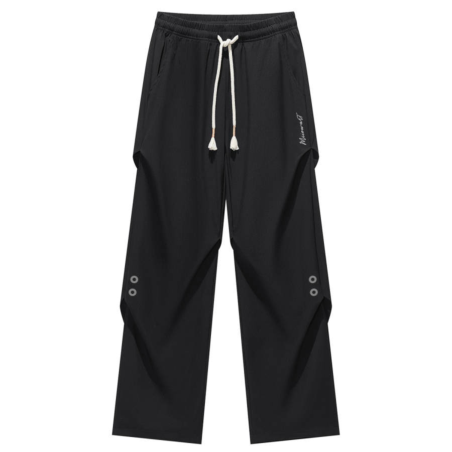 MIIOW Windbreaker Pants Unisex Moderate Straight Fit Pants