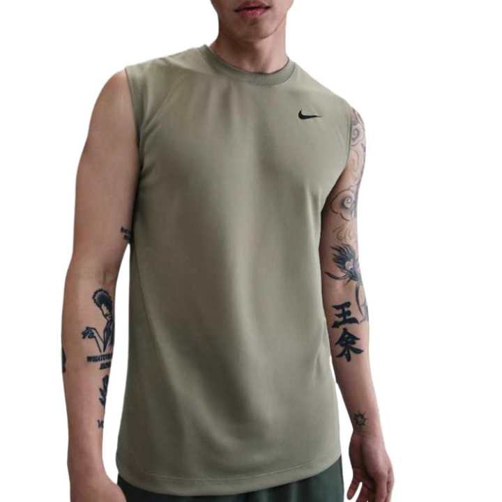 Nike Nike Dri Fit T Shirt Men's Light Army Green
